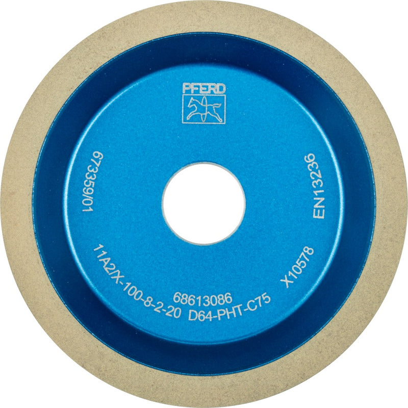 PFERD Diamantslipverktyg 11A2/60° 100-8-2-20 D 64 PHT C75