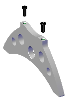 Aluminum track support
for flexible trackway